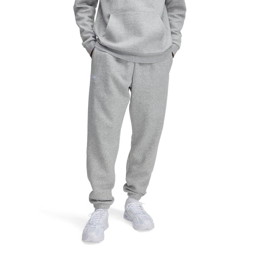 Under Armour Men's Icon Fleece Joggers - Grey/White - GREY/WHITE